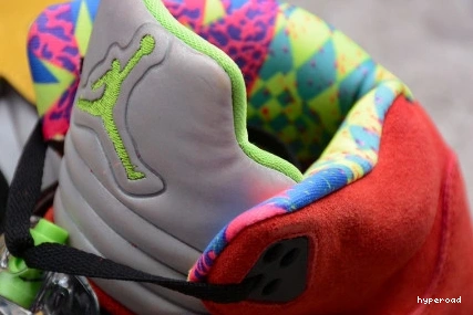 Hyperoad SOLAR THE AIR WHAT JORDAN 5 ORANGE 0726